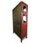 Antique Chinese Red Lacquer Scholar Cabinet With Carved Fretwork, 75.5", Late Qin G / Early Republic For Sale - Image 9 of 18