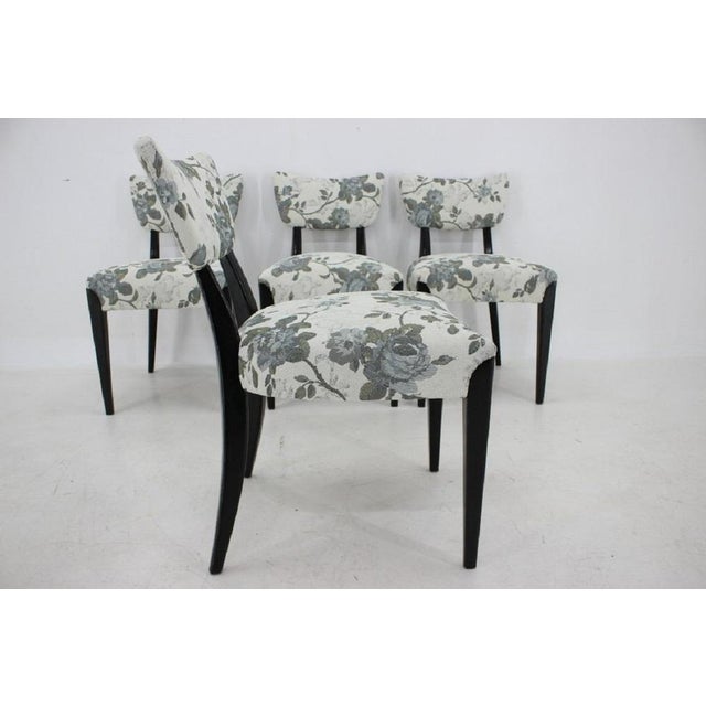 Dining Chairs by Jindrich Halabala for Hala, Czechoslovakia, 1950s, Set of 4 For Sale - Image 12 of 18