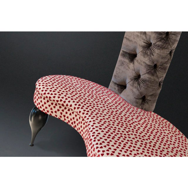 Contemporary Rubelli Fabric Carlos Armchair from VGnewtrend For Sale - Image 3 of 5