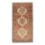 Vintage Turkish Gallery Kars Rug With Soft Cream and Terracotta 5'5 X 11'2 For Sale