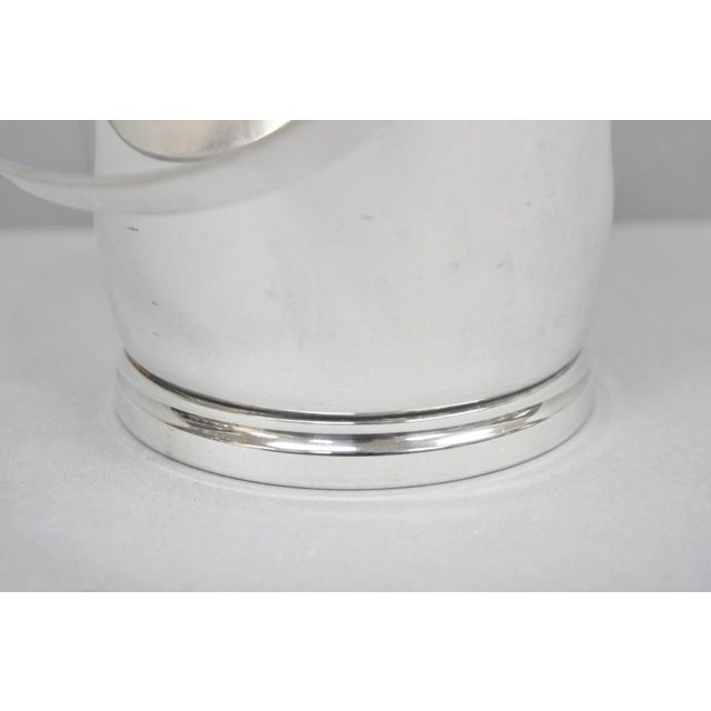 Silver Vintage Victorian Prata 90 Silver Plated Small Bar Champagne Ice Bucket W Handle For Sale - Image 8 of 12