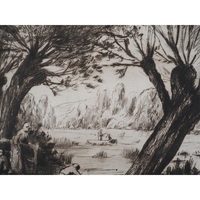 Maximilien Luce, Bathers, Fishermen and Walkers, 1895, Original Etching For Sale - Image 5 of 6
