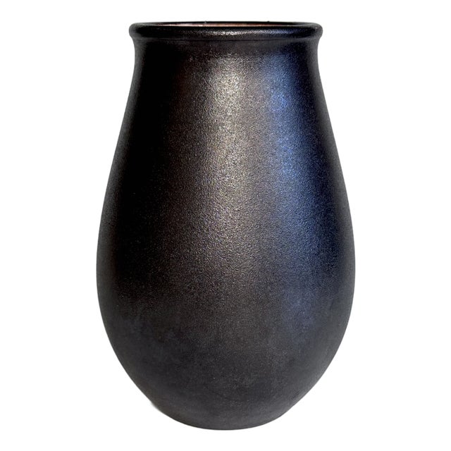 Bauhaus Glazed Studio Ceramic Art Vase from Eva Kumpmann, Germany, 1950s For Sale