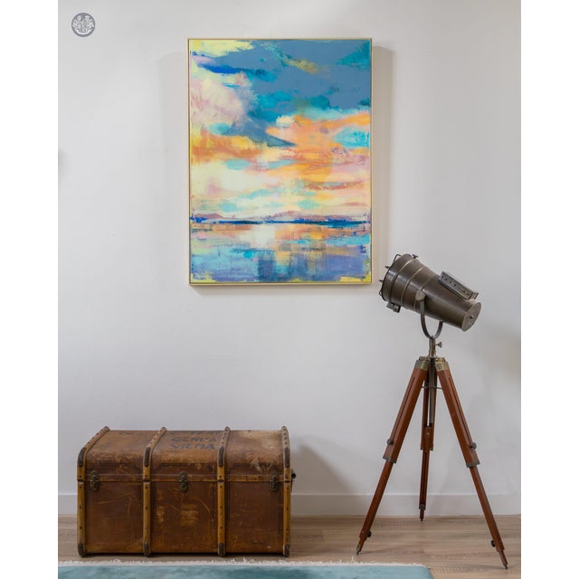 Contemporary Ana Barbić Katičić, Celestial Clarity, Acrylic on Canvas For Sale - Image 3 of 6