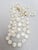 Vintage Signed Hattie Carnegie White/Clear Givre Beaded 3-Strand Necklace For Sale - Image 9 of 10