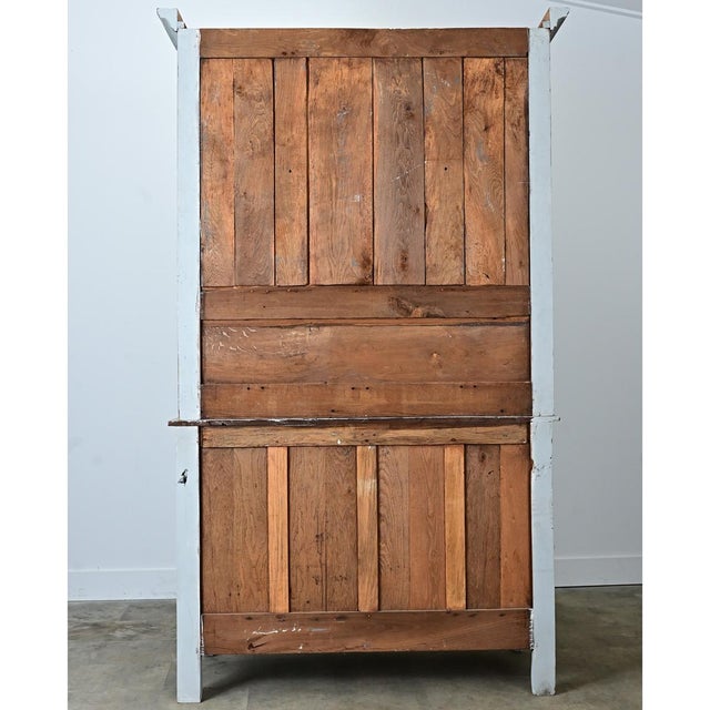 French 19th Century Louis XV Painted Buffet a Deux Corps For Sale - Image 12 of 12