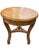 Vintage Neoclassical Distressed Gilt Round Side Table With Inlay Detail For Sale - Image 4 of 12