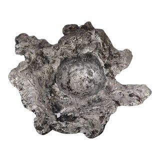 Paul Evans Freeform Cast Aluminum "Crater" Dish, circa 1960 For Sale