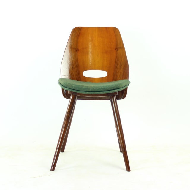 Mid-Century Modern Lollipop Chairs by František Jirák for Tatra Nábytok, Czechoslovakia, 1960s, Set of 2 For Sale - Image 3 of 17