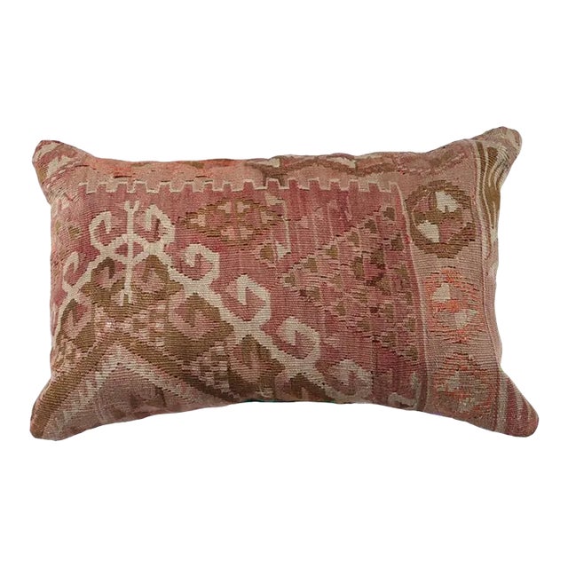 Handmade Kilim Rug Pillow Cover For Sale