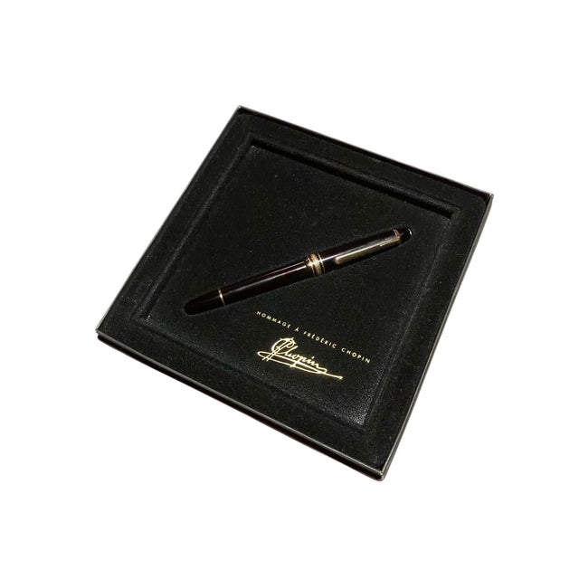 Fountain Pen and CD Set attributed to Frederic Chopin for Mont Blanc, 1990s, Set of 2 For Sale - Image 9 of 11