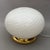 A majestic and dramatic table lamp in artistic glass, attributed to a Murano factory from the 1970s. Subject and Style: An...