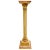 Metal Vintage Classical Venetian Cream and Red Pedestal Columns - A Pair For Sale - Image 7 of 12
