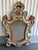 Glass Early 20th Century Rococo Hand Carved Wooden Mirror For Sale - Image 7 of 11