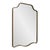 Designed with a graceful silhouette and undulating edges, this mirror evokes a vintage-inspired aesthetic with a modern...