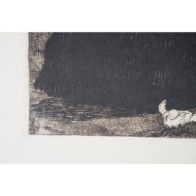 Edouard Manet At the Prado, 1865 Original etching (etching) Signed in the plate On Japanese paper 45 x 40 cm REFERENCES :...