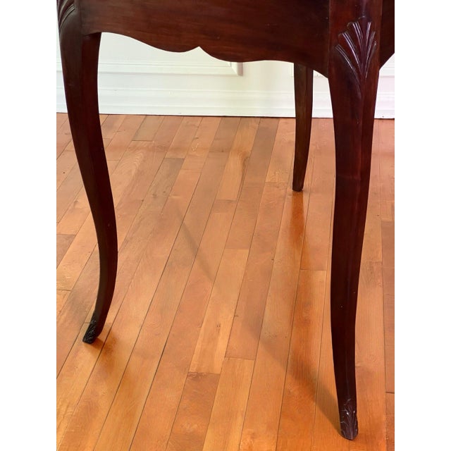 Antique French Provincial Louis XV Style Mahogany Tea Table, Circa 1900 For Sale - Image 12 of 15