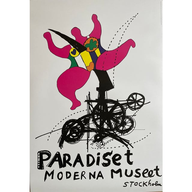 Niki de Saint Phalle, The Paradiset (1986), an original print produced in Sweden. Copyrighted by Niki Charitable Art...