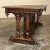 Burnt Umber 19th Century Napoleon III Walnut Partner's Desk With Faux Leather For Sale - Image 8 of 13