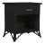 Aruba One-Drawer Nightstand - Black For Sale