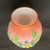 Victorian Antique Victorian Pink Satin Art Glass Vase Coralene Floral Bee Butterfly 6” For Sale - Image 3 of 10