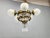 1950s Art Deco Brass and Glass Chandelier, Czech, 1950s For Sale - Image 5 of 18