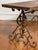 Regency Scroll Iron Bench, Coffee Table, Faux Leather Trompe-l'Oeil Top, 1960s For Sale In Philadelphia - Image 6 of 13