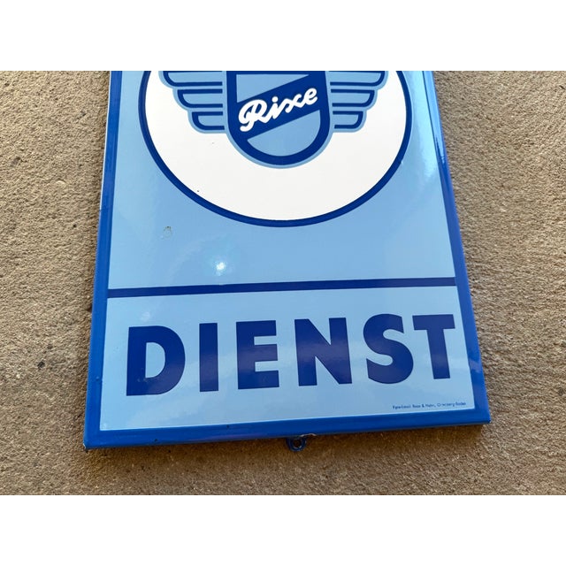 Vintage Enamel Sign, 1950s! For Sale - Image 3 of 7