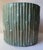 This gorgeous vintage faux bamboo design Turquoise glazed ceramic planter or cachepot is perfect for a single orchid or...
