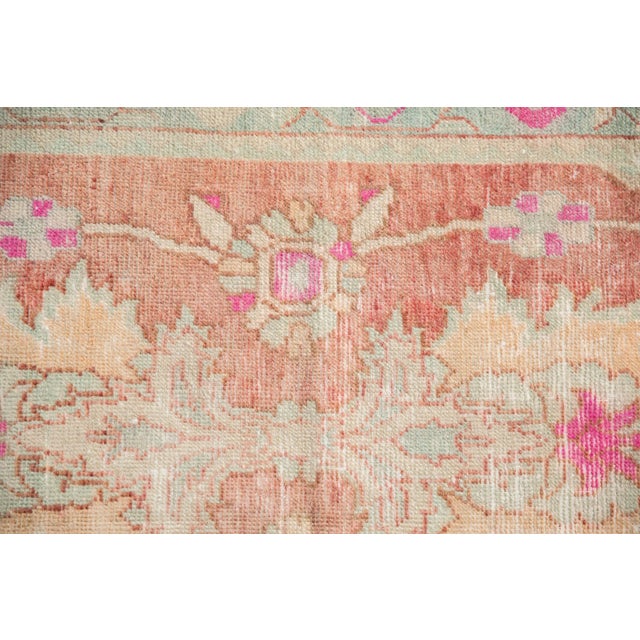 Turkish Vintage Distressed Oushak Rug Runner - 2'9" X 5'7" For Sale - Image 3 of 8
