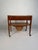 Brown Mid-Century Modern Danish Teak Side Table with Woven Basket, Denmark, 1960s For Sale - Image 8 of 8