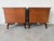 1940’s Art Deco Solid Mahogany Nightstands With Drawer & Open Shelf – A Pair For Sale - Image 17 of 18