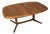 Mid 20th Century Oval Extending Danish Teak Dining Table by Dyrlund For Sale