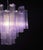 1990s Murano Glass Tube Chandelier with 36 Amethyst Glass Tube, 1990s For Sale - Image 5 of 11