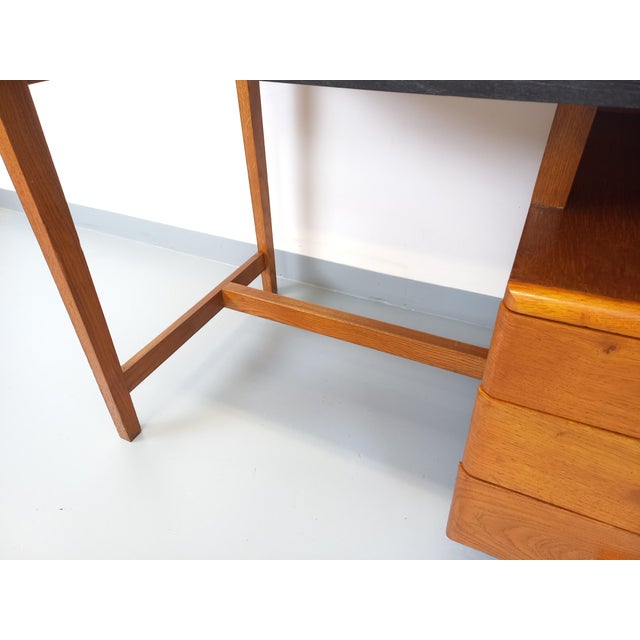 Vintage Desk in Oak, 1960s For Sale - Image 11 of 18