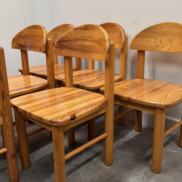 Pine Dining Chairs by Rainer Daumiller, Denmark, 1970s, Set of 6 For Sale - Image 10 of 14