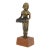 Indian Brass Deeplakshmi Figural Oil Lamp For Sale