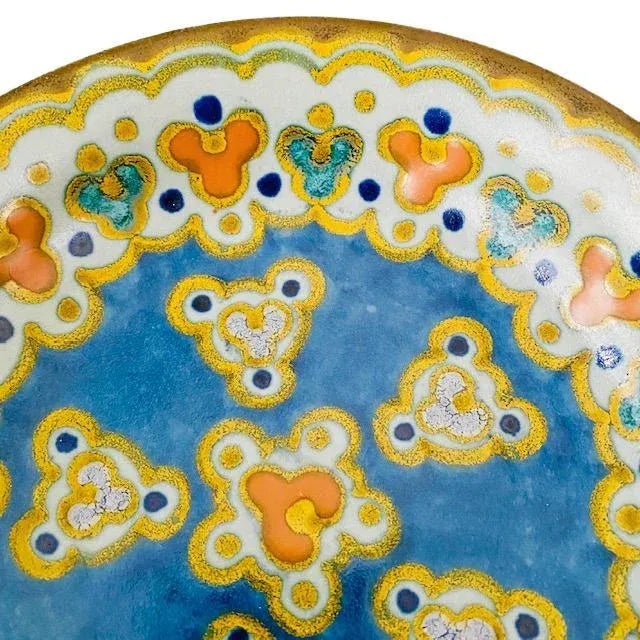 Art Nouveau Platter from Plateelbakkerij Zuid-Holland Gouda, 1924 For Sale - Image 12 of 13