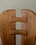 Brutalist Oak Dining Chairs with Sculptural High Backs by De Puydt, 1960s, Set of 4 For Sale - Image 10 of 18