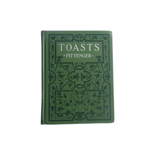 "Toasts" Vintage Book by William Pittenger For Sale