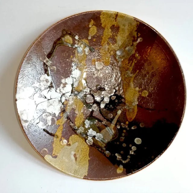Vintage Ceramic Plate from Monastero di Bose, 1960s For Sale - Image 3 of 6
