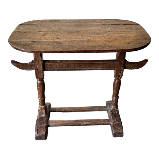 Antique Flemish Baroque Oak Tavern Table, 1680 For Sale - Image 13 of 13