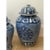 Asian Set of 3 Large Blue & White Jars From Barclay Butera For Sale - Image 3 of 7