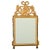 Gold French 19th Century Louis XVI Gilt & Painted Mirror For Sale - Image 8 of 8