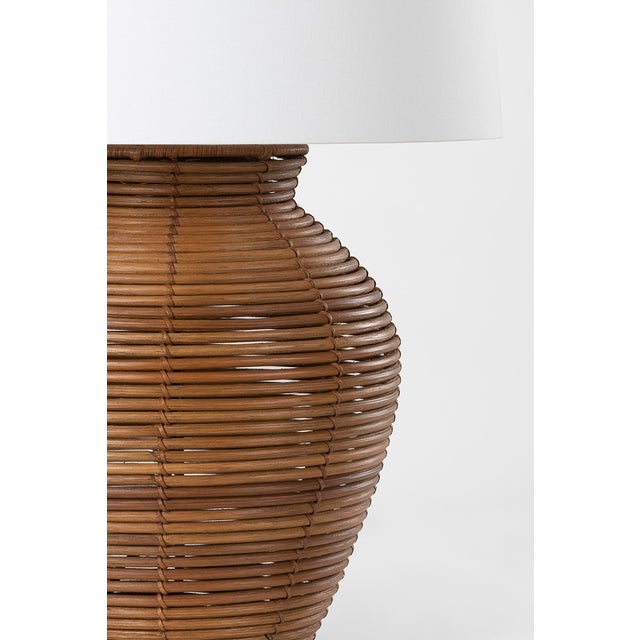 Traditional Hudson Valley Lighting Newark 19.5 in. 1 Light Table Lamp in Vintage Gold Leaf Finish For Sale - Image 3 of 10