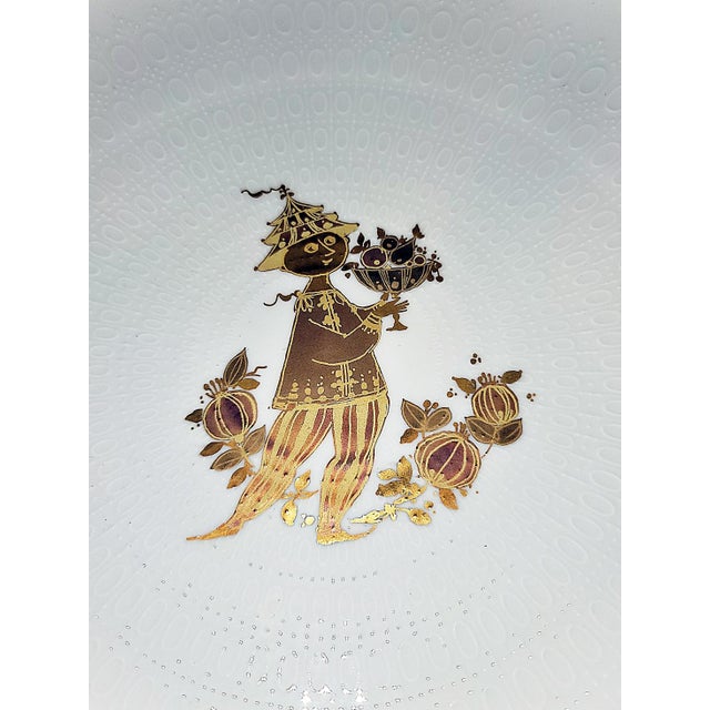 Here's a bowl by Rosenthal of Germany in the 'Romaze' motif by Bjørn Wiinblad. This was purchased personally in Weisbaden...