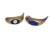 Mid-Century Modern Early 20th Century Dino Martens for Vetreria Aureliano Toso, Golden Dove a Pair, Murano, Italy For Sale - Image 3 of 7