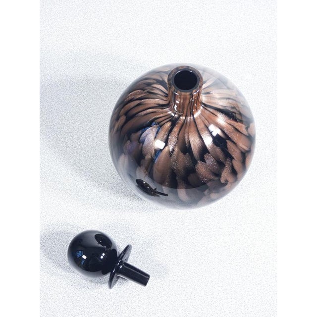 Blown Glass Bottles by Carlo Moretti, Set of 2 For Sale - Image 11 of 18