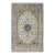 Traditional Mid Century Modern Beige Floral 4 Star Isfahan Handknotted Silk Rug For Sale