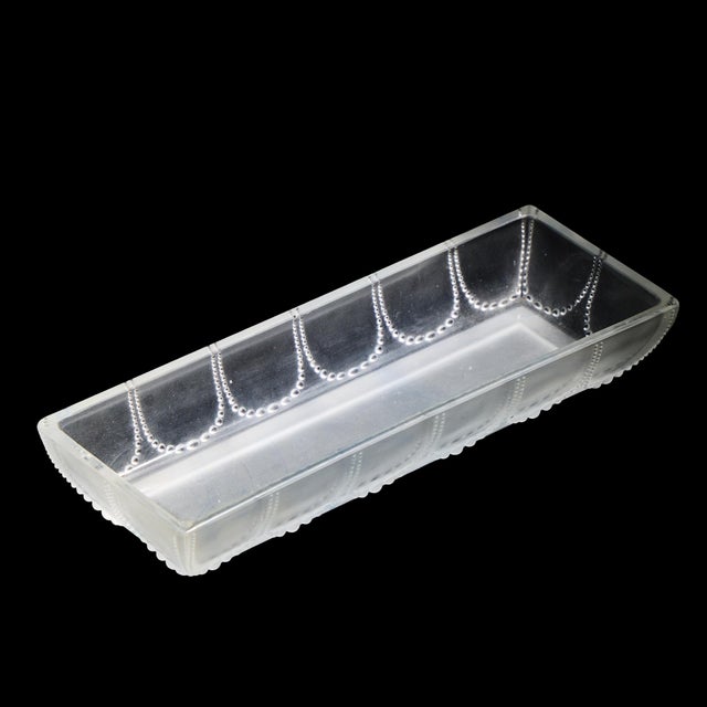 Early 20th Century René Lalique Perles French Glass Dish For Sale - Image 5 of 6